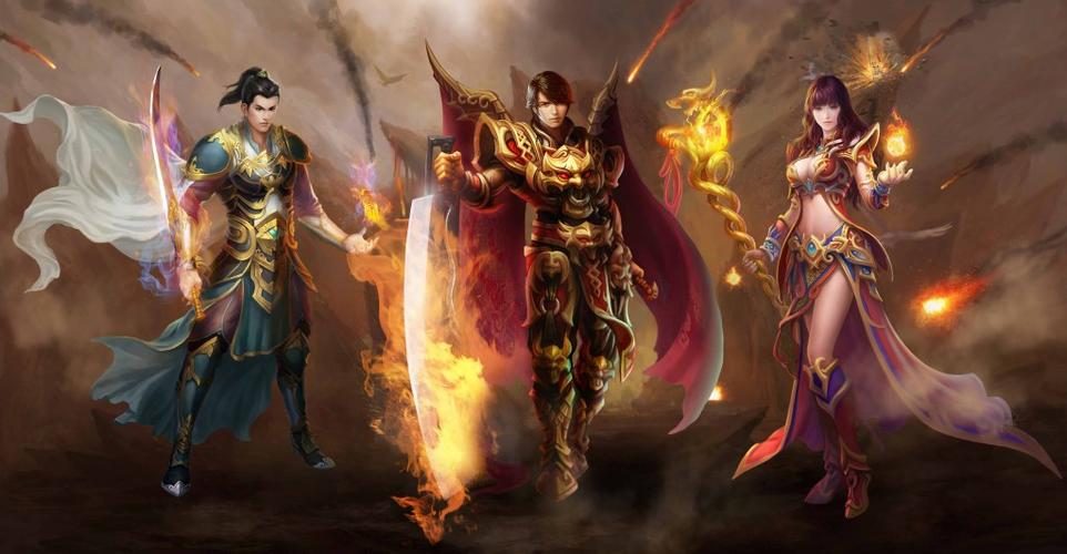 从火龙洞到沃玛寺庙：散人打宝地图路线图 - 南蛮归来 - 百度乐传奇游戏截图