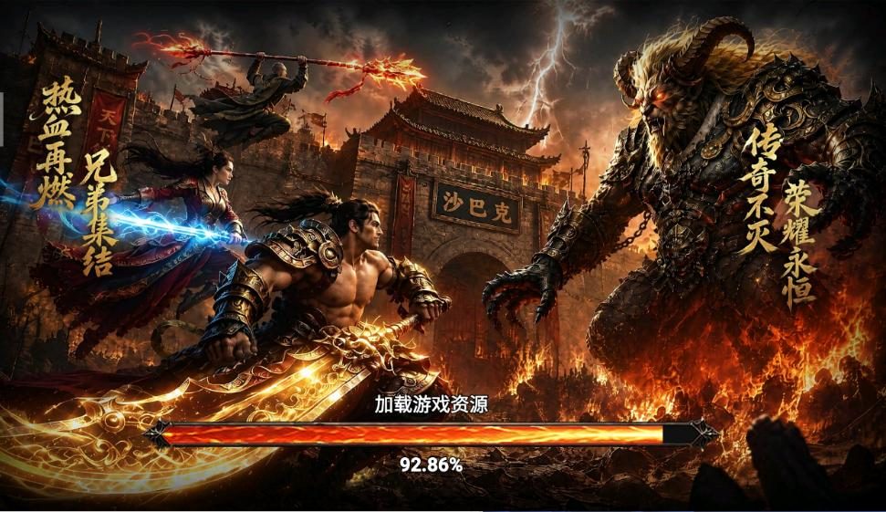 南蛮归来新服中变合击：与经典版的区别 - 百度乐传奇游戏截图